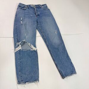 Abercrombie & Fitch Jeans Womens 30 The Dad High Rise Distressed Medium Wash